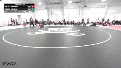 110 lbs Rr Rnd 2 - Micki Cantwell, Ponca City LadyCat Wrestling vs Daijah Harris, Ponca City LadyCat Wrestling