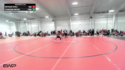 130 lbs Rr Rnd 2 - Brynlee Stoll, Ponca City LadyCat Wrestling vs Charlene Meyer, Stillwater Lady Pioneers