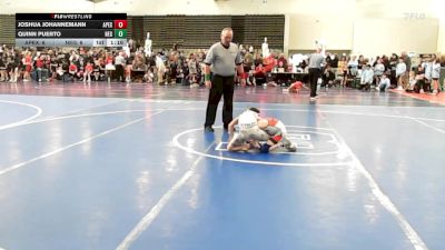 57 lbs Rr Rnd 1 - Joshua Johannemann, Apex - ESC vs Quinn Puerto, New England Gold - ESC