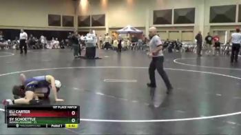 80 lbs Finals (2 Team) - Sy Schoettle, Indiana Assassins vs Eli Carter, AYWO