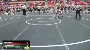 60 lbs Round 2 (6 Team) - Steelie Boltz, Queens Of Mayhem vs Kasey Kilcoin, Nebraska Wrestling Academy