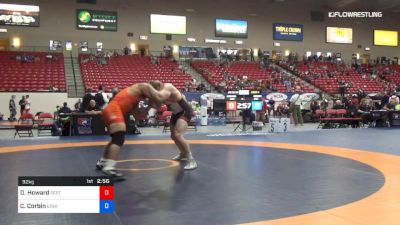 92 kg Cons 4 - Dakota Howard, SERTC-VT vs Connor Corbin, U Of Iowa