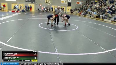 125 lbs Quarterfinal - Donovan Gee, West Anchorage vs Dimitri Larson, West Anchorage