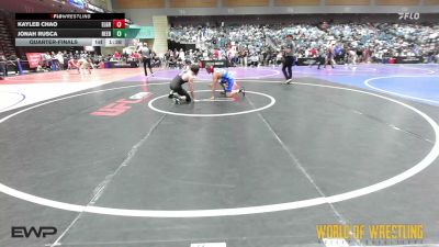 132 lbs Quarterfinal - Kayleb Chao, Elk Grove vs Jonah Rusca, Reedley Wc