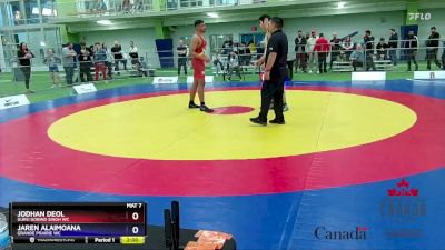 92kg 3rd Place Match - Jodhan Deol, Guru Gobind Singh WC vs Jaren Alaimoana, Grande Prairie WC