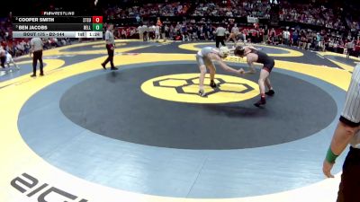D2-144 lbs Semifinal - Ben Jacobs, Bellevue vs Cooper Smith, Steubenville