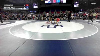 120 lbs Cons. Rd Of 32 - Kipton Lewis, IA vs Matthew Mayr, VA
