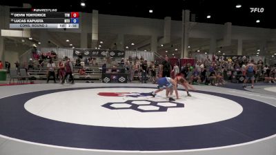 70 lbs Cons. Round 3 - Devin Tortorice, Team Tortorice Wrestling vs Lucas Kapusta, Mat Town USA