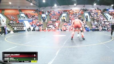 215 lbs Quarterfinals (8 Team) - Grant Gilchrist, Mason vs Gabe Hall, Monroe Jefferson