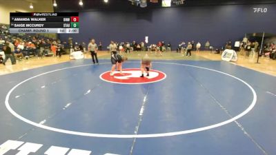 185 lbs Champ. Round 1 - Amanda Walker, Dinwiddie County vs Saige McCurdy, Staunton