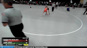 110 lbs Cons. Round 1 - Pandelitsa Nicolaou, Arkansas vs Aubri Joray, Franklin Wrestling Club