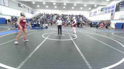 155 lbs Champ. Round 2 - Symone Jewell, Northgate vs Adrienne Malsberger, Wilson/LB