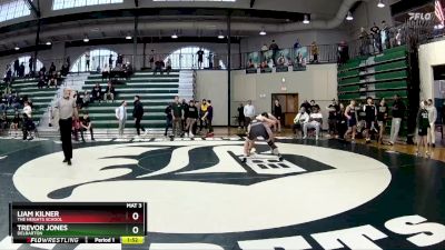 157 lbs Quarterfinal - Trevor Jones, Delbarton vs Liam Kilner, The Heights School