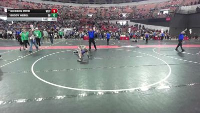 73 lbs 3rd Place Match - Nickson Petri, Hartford Wrestling Club vs Brody Hebel, Denmark Wrestling