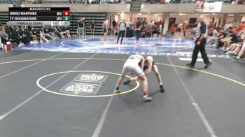 107 lbs Finals (8 Team) - Diego Martinez, Marian Central Catholic, IL vs Ty Goodnature, Apple Valley, MN