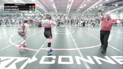 132 lbs Consi Of 16 #2 - Olivia Hopkins, CT vs Alyssa Ornelas, CO
