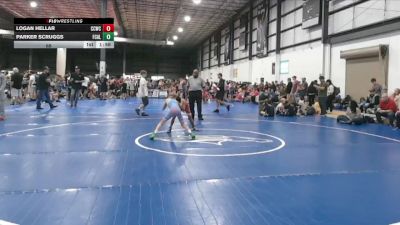 65 lbs Placement (4 Team) - Logan Hellar, CAPITAL CITY WRESTLING CLUB vs Parker Scruggs, FCA LYNCHBURG