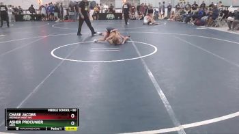 80 lbs Cons. Round 2 - Asher Procunier, Ares vs Chase Jacobs, Michigan West WC
