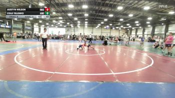 80 lbs Round Of 32 - Austyn Wilson, Donahue Wrestling Academy - MS vs Cole Telenko, All American Wrestling Club - MS