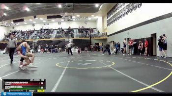 152 lbs Champ. Round 2 - Conner Kissell, Indiana vs Christopher Briner, Indiana