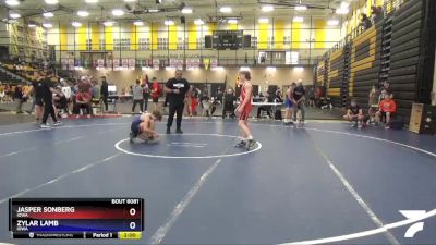 125 lbs Round 3 - Jasper Sonberg, Iowa vs Zylar Lamb, Iowa