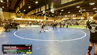 67 lbs Cons. Semi - Evan Navarette, Escondido Thundercats vs Zachary Sailor, Carlsbad Legacy Wrestling