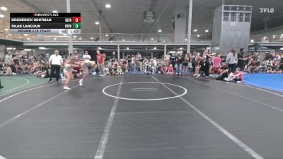 92 lbs Round 2 (6 Team) - Broderick Whitman, Revival Riddlers vs Silas Lancour, Poquoson-Pitbull