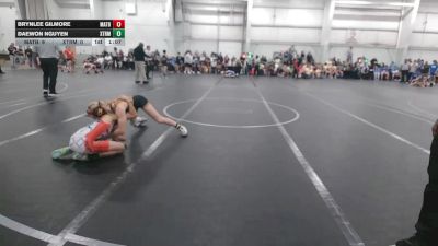 88 lbs Round 5 (8 Team) - Brynlee Gilmore, Mat Assassins Black vs Daewon Nguyen, Xtreme Team