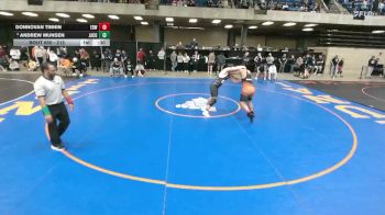 215 lbs Cons. Round 4 - Andrew Munsen, Aurora (Waubonsie Valley) vs Donnovan Tinnin, Edwardsville