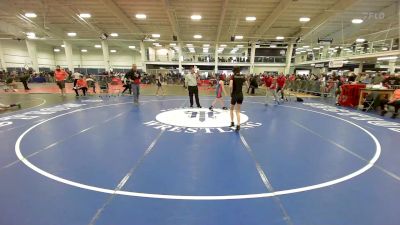 98 lbs Quarterfinal - Joy Castellucci, Cape Ann vs Addison Zaiatz, ME Trappers WC