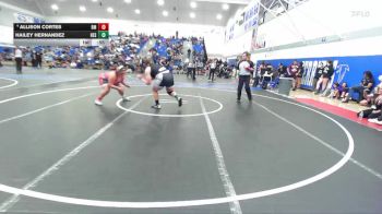 235 lbs Cons. Round 5 - Allison Cortes, Rio Mesa vs Hailey Hernandez, Hesperia