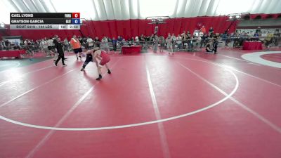 144 lbs Cons. Rd Of 32 - Cael Lyons, Forge vs Grayson Garcia, Elite