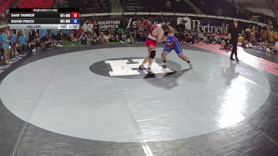 285 lbs Sam Tanner, Utah 1 HS Boys vs David Finch, Oregon 1 HS Boys
