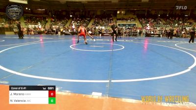 110 lbs Consi Of 8 #1 - Joseph Moreno, Hawkeye WC vs Nickolas Valencia, Juggernaut Wrestling Club