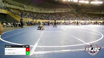 80 lbs Round Of 16 - Michael Bulson, Wichita Wrestling Club vs Avriella Pretty Bear, Harrah Little League Wrestling