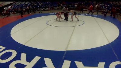 14U Girls - 95 lbs Cons. Round 2 - Nevaeh Almaguer, Victory Wrestling-Central WA vs Aubree Meyer, Ringers Wrestling Club