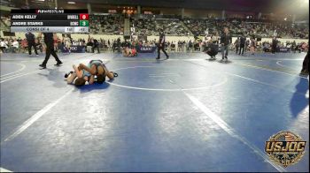 80 lbs Consi Of 4 - Aden Kelly, Division Bell Wrestling vs Andre Starks, Deer Creek Wrestling Club