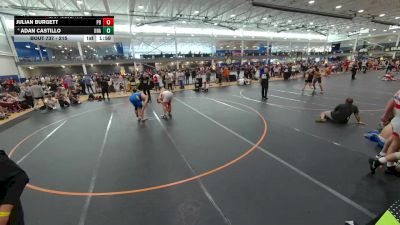 215 lbs Champ. Round 1 - Julian Burgett, Unattached vs Adan Castillo, Unattached