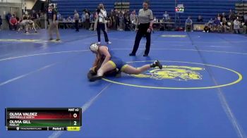 120 lbs Champ. Round 2 - Olivia Valdez, WESTERVILLE NORTH vs Olivia Gill, FINDLAY