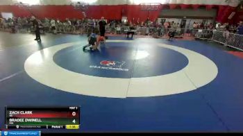 152 lbs Cons. Round 3 - Zach Clark, WI vs Bradee Dwinell, MN
