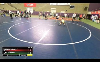 145 lbs Champ. Round 1 - Cayleb Wood, WY vs Deegan Bubolz, WI