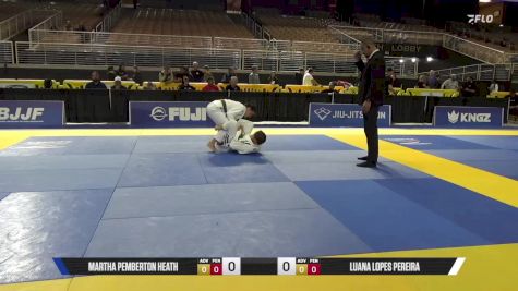 Luana Lopes Pereira vs Martha Pemberton Heath 2025 Pan Jiu Jitsu IBJJF Championship