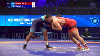 97 kg Repechage #2 - Mohamed Salaheldin, Egypt vs Deepak Chahal, India