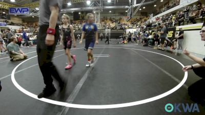 73 lbs Rr Rnd 1 - Lucy Wilson, Newcastle Youth Wrestling vs Millicent Goodgion, Chandler Takedown Club