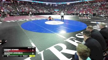 D1-285 lbs Champ. Round 1 - Dominic Schnier, Muskego vs Nehemiah Lendobeja, Kaukauna