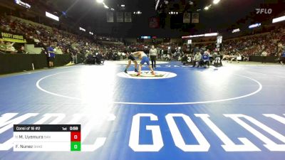 150 lbs Consi Of 16 #2 - Mikel David Uyemura, San Marino vs Felicito Nunez, Shadow Hills