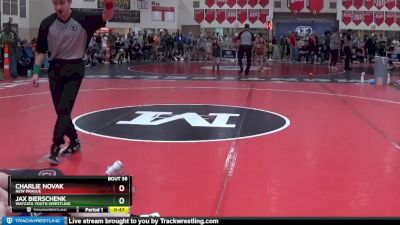 70 lbs Champ. Round 2 - Jax Bierschenk, Wayzata Youth Wrestling vs Charlie Novak, New Prague