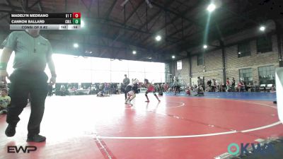 126 lbs Consi Of 8 #2 - Madelyn Medrano, G1 Training Center vs Cannon Ballard, Collinsville Cardinal Youth Wrestling