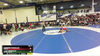 125 lbs Champ. Round 2 - Andrew Punzalan, Wabash vs Luke Berktold, UW-Whitewater