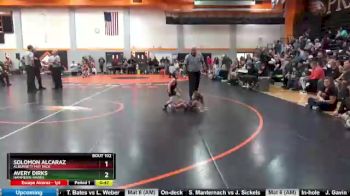 Quarterfinal - Solomon Alcaraz, Alburnett Mat Pack vs Avery Dirks, Hammerin Hawks